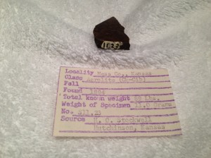 Ness County, Kansas 11grams with H.O. Stockwell label S11.23